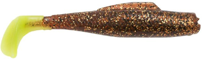 Z-Man MinnowZ Rootbeer/Chartreuse 3" 6PK