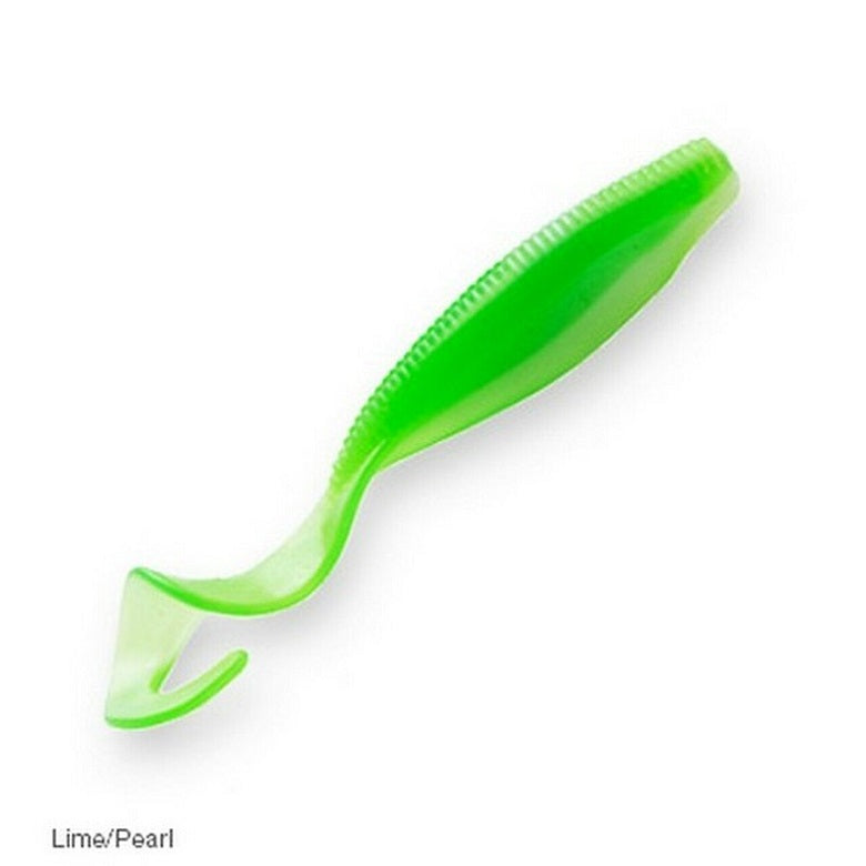 Z-Man Scented Curly TailZ 4" Lime/Pearl