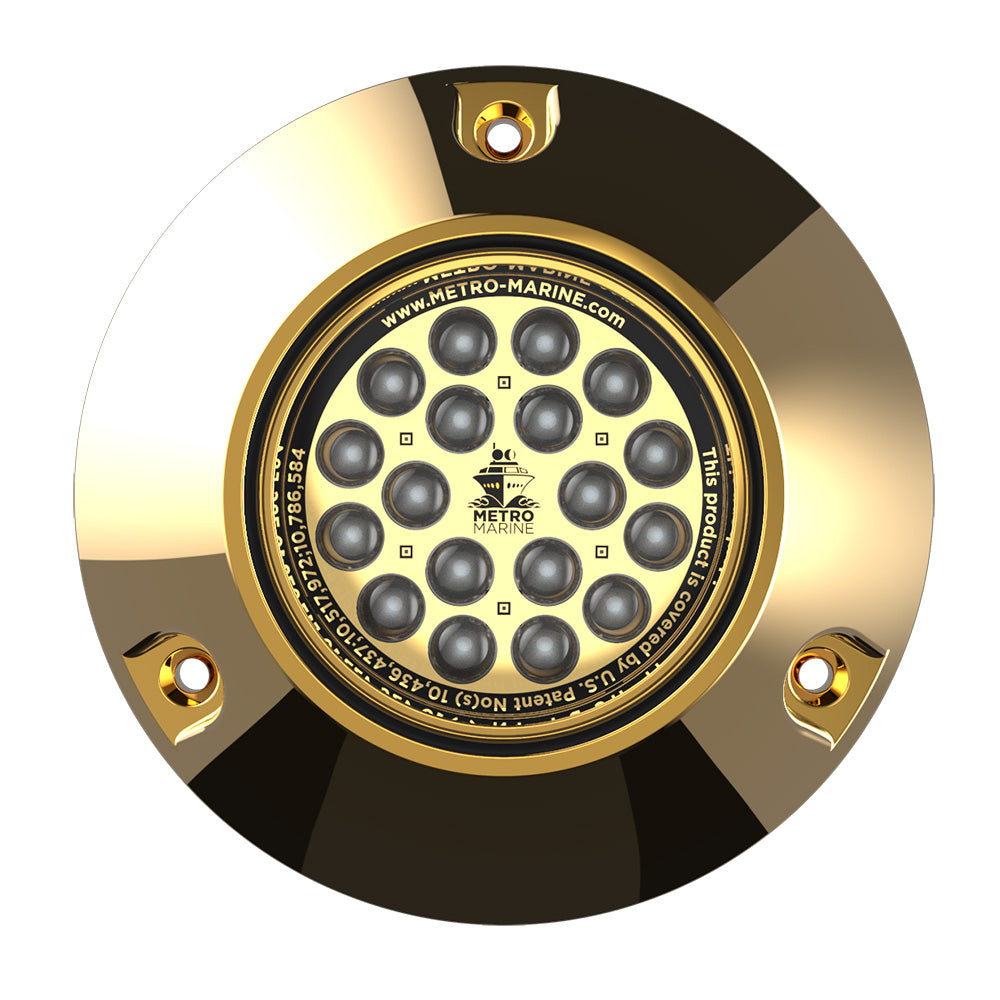 Metro Marine High-Output Submersible Underwater Light w/Intelligent Monochromatic LEDs - Aqua, 90 Beam  [F-BMR1-A3-90]