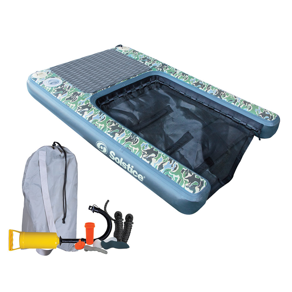 Solstice Watersports Inflatable PupPlank Dog Ramp  XL Sport  Camo