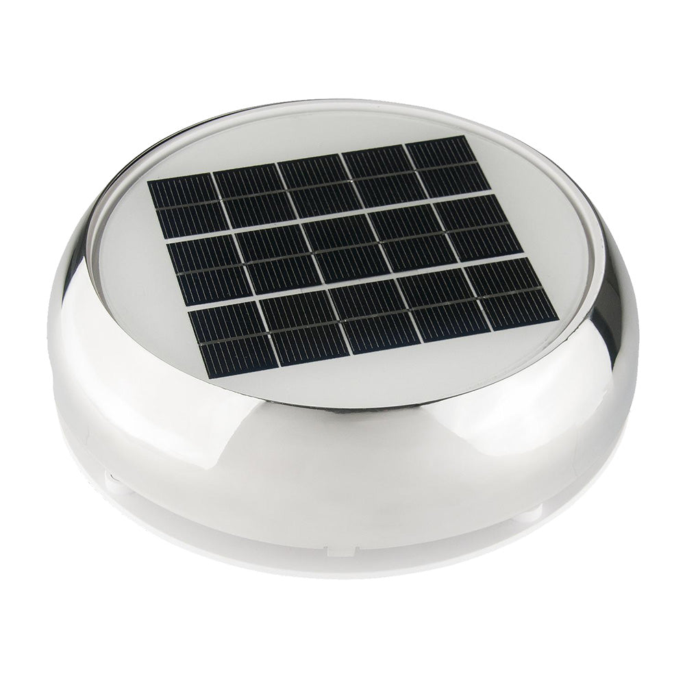 Marinco 3 DayNight Solar Vent  Stainless Steel 