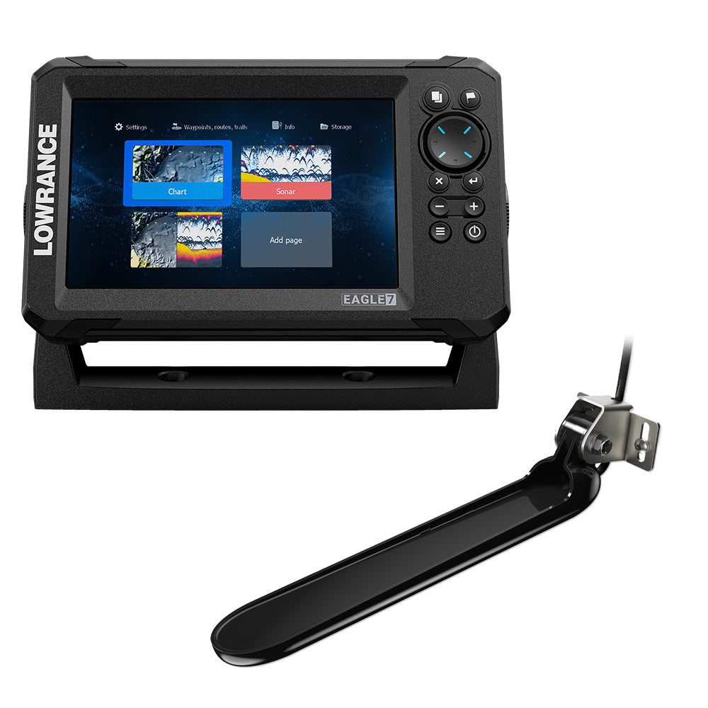 Lowrance Eagle 7 wTripleShot Transducer  US Inland Charts