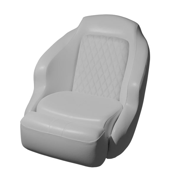 TACO Anclote Diamond Bucket Seat - White [BA1-25WHT]