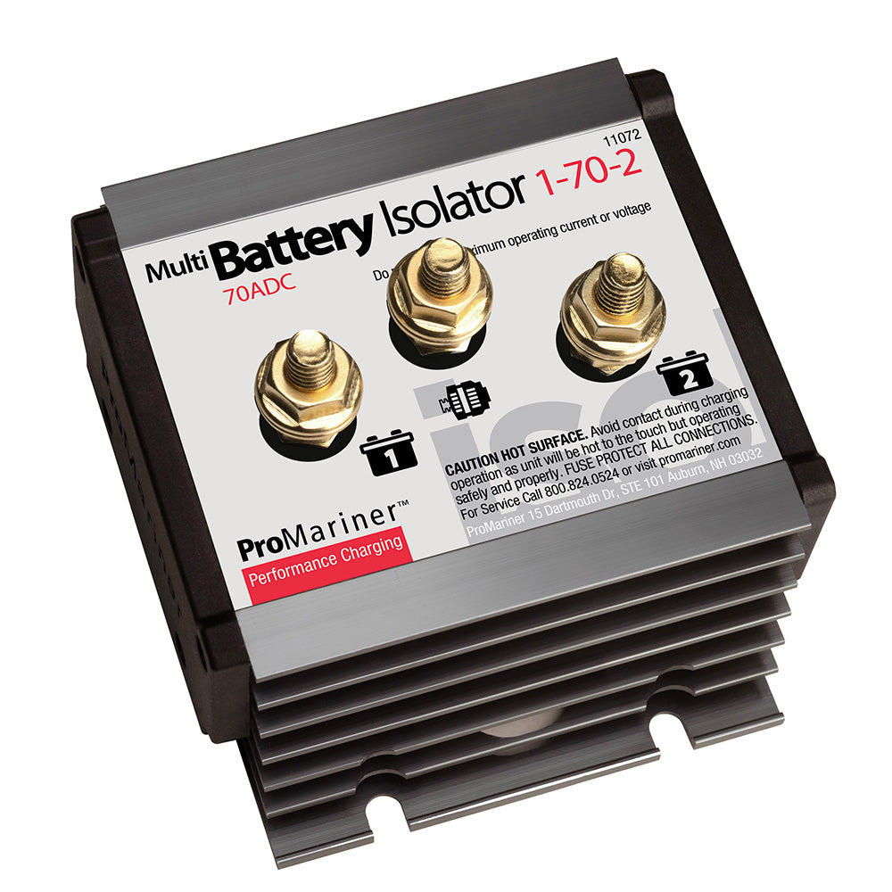 ProMariner Battery Isolator  1 Alternator  2 Battery  70 AMP