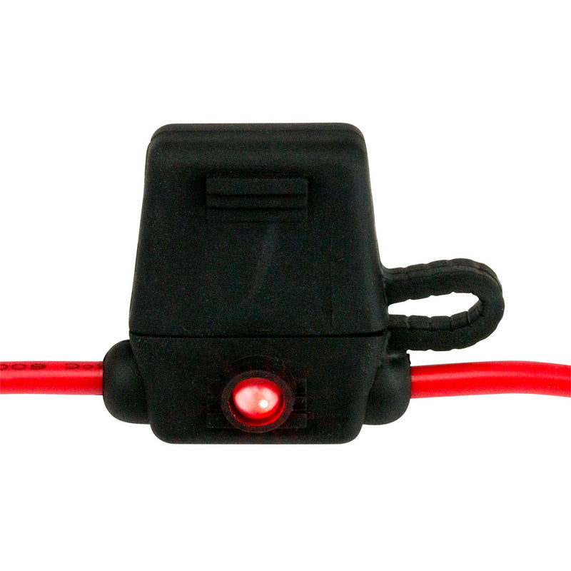 Sea-Dog ATO/ATC Style Inline LED Fuse Holder - Up to 30A [445197-1]