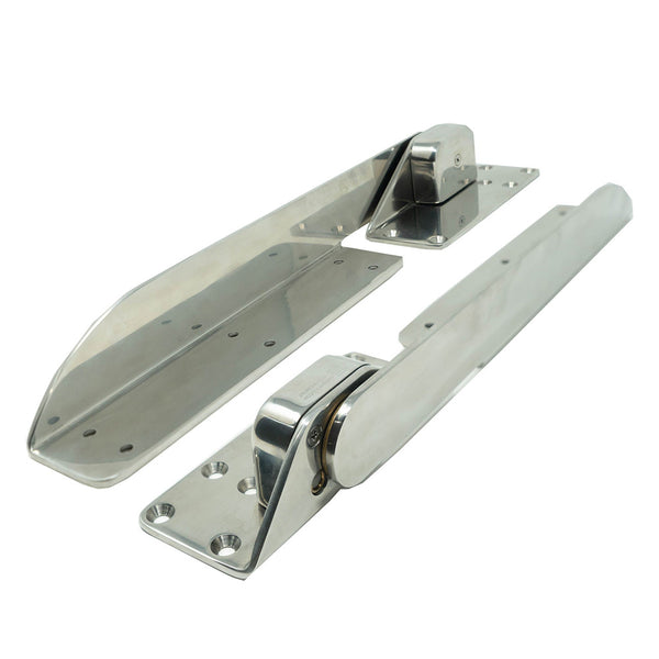 TACO Command Ratchet Hinges - 18-1/2" - 316 Stainless Steel - Pair [H25-0023R]