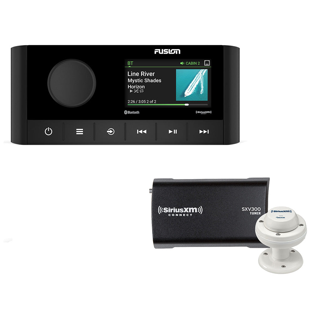 Fusion MS-RA210 2-Zone USB Stereo w/SiriusXM SXV300 Connect Tuner 