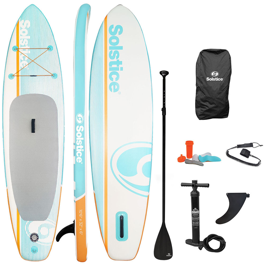 Solstice Watersports 106 Cruiser Inflatable StandUp Paddleboard Kit  