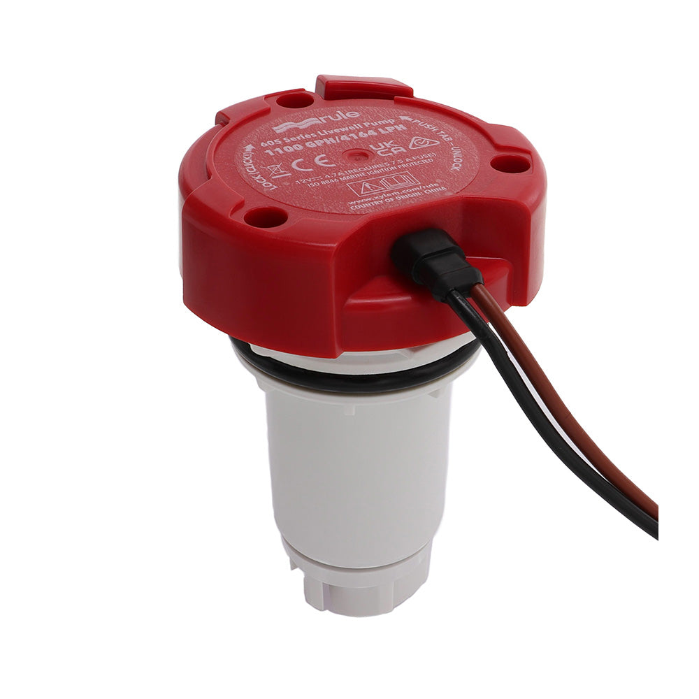 Rule 1100 GPH Livewell Pump Replacement Motor Cartridge 