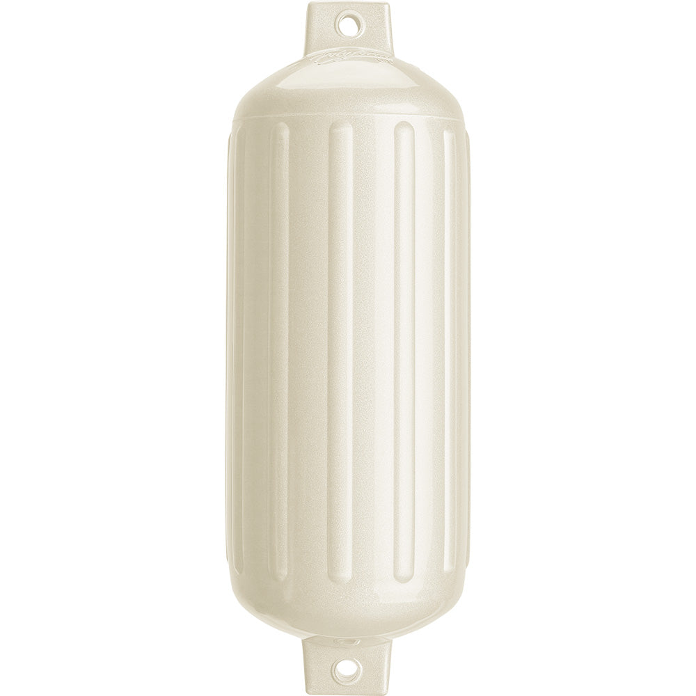 Polyform G-6 Twin Eye Fender 11" x 30" - Metallic White [G-6 METALLIC WHITE]
