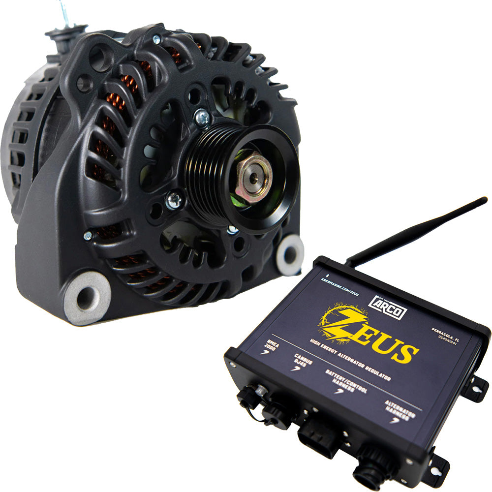 ARCO Zeus 24V 7kW Vortec Alternator w/Isolated Ground  Zeus High-Energy Alternator Regulator [4506-AZ1000]