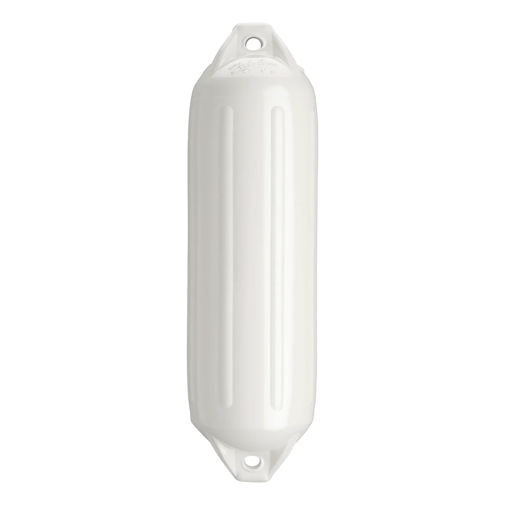 NF-3 Heavy-Duty Twin Eye 5.6" x 19" - White Boat Fender 