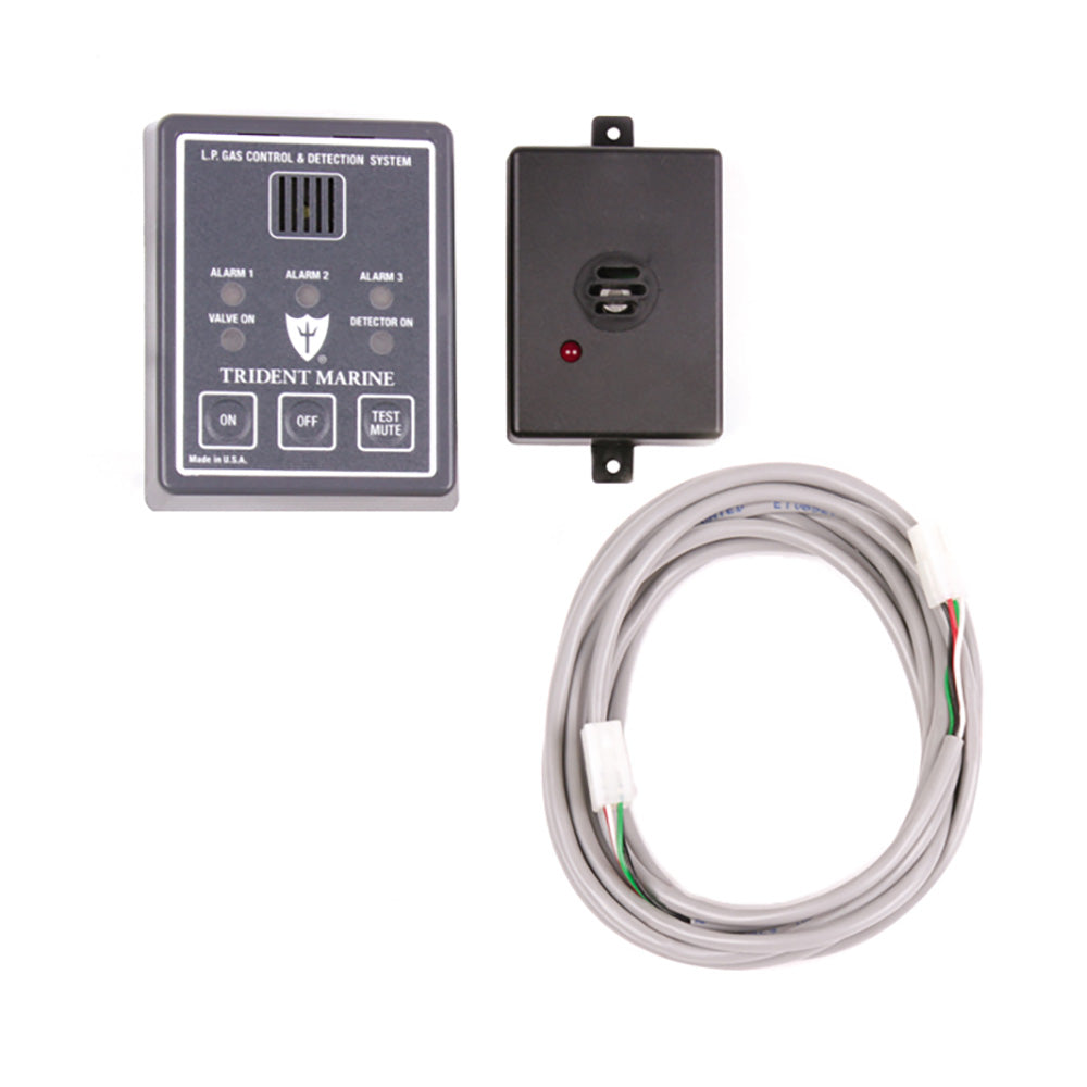 Trident Marine 12/24V Full Detection Panel w/Gas Detector  10' Quick Cable - Solenoid Not Included [1300-7760]