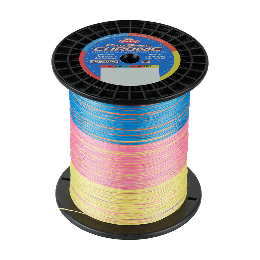 Berkley ProSpec Chrome 4 x 100 Metered Braid  130lb  3000yd 