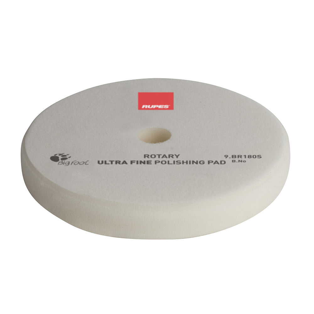 RUPES Rotary Ultra-Fine Polishing Foam Pad 155/160mm - White [9.BR180S]