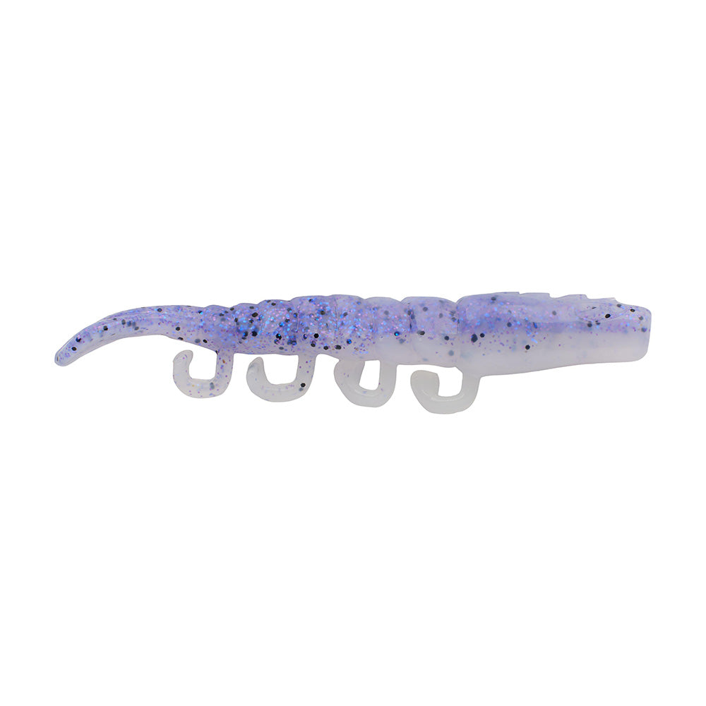 Berkley Gulp Saltwater Turbo Shrimp  4"  Violet Haze Fleck 