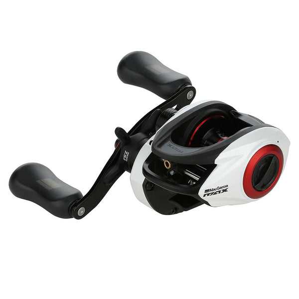 abu garcia baitcaster red and black MAX X Low Profile Reel A graphite frame and body Abu Garcia Red Max Baitcaster