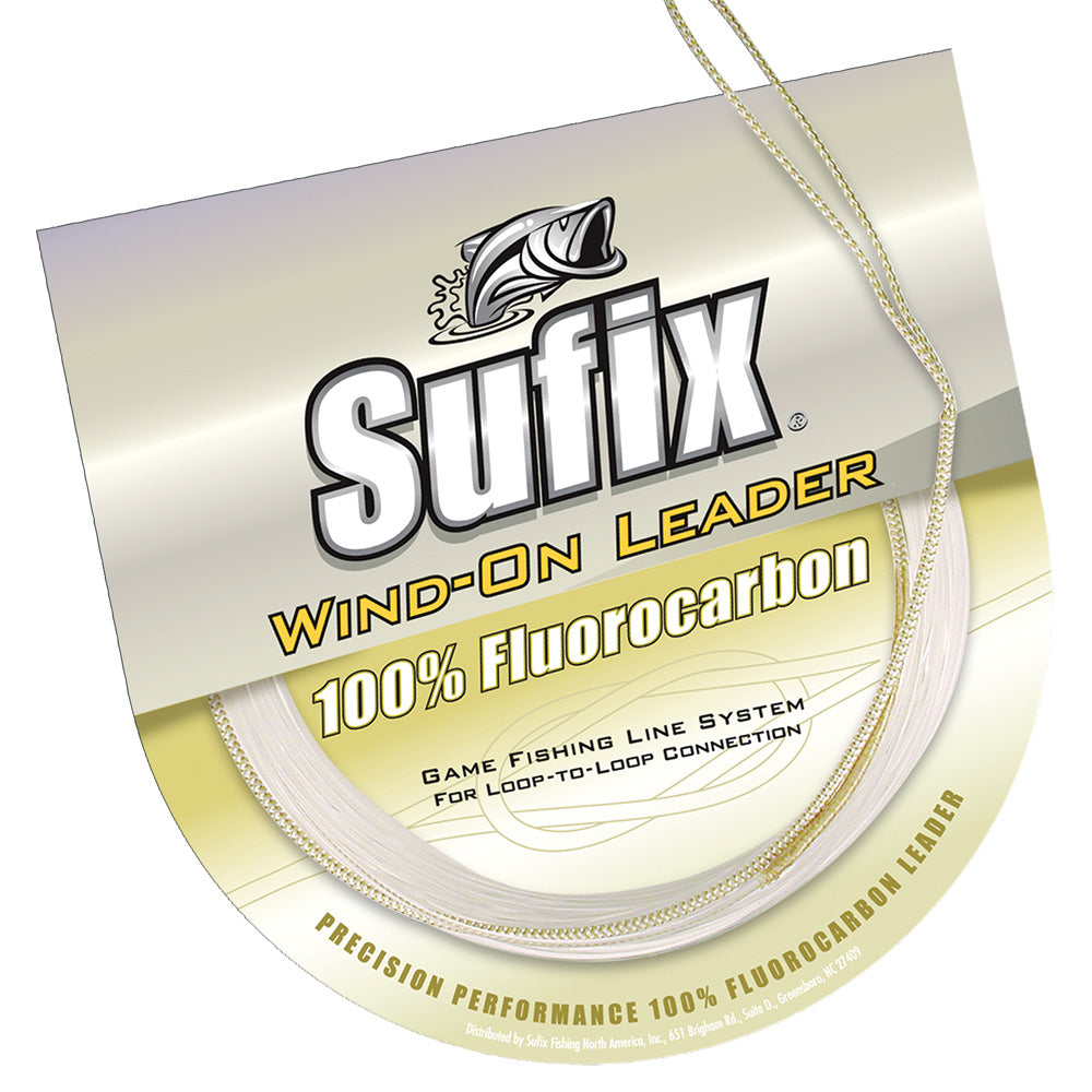 Sufix Wind-On 100% Clear Fluorocarbon Leader - 150lb - 11 yds [700-150F]