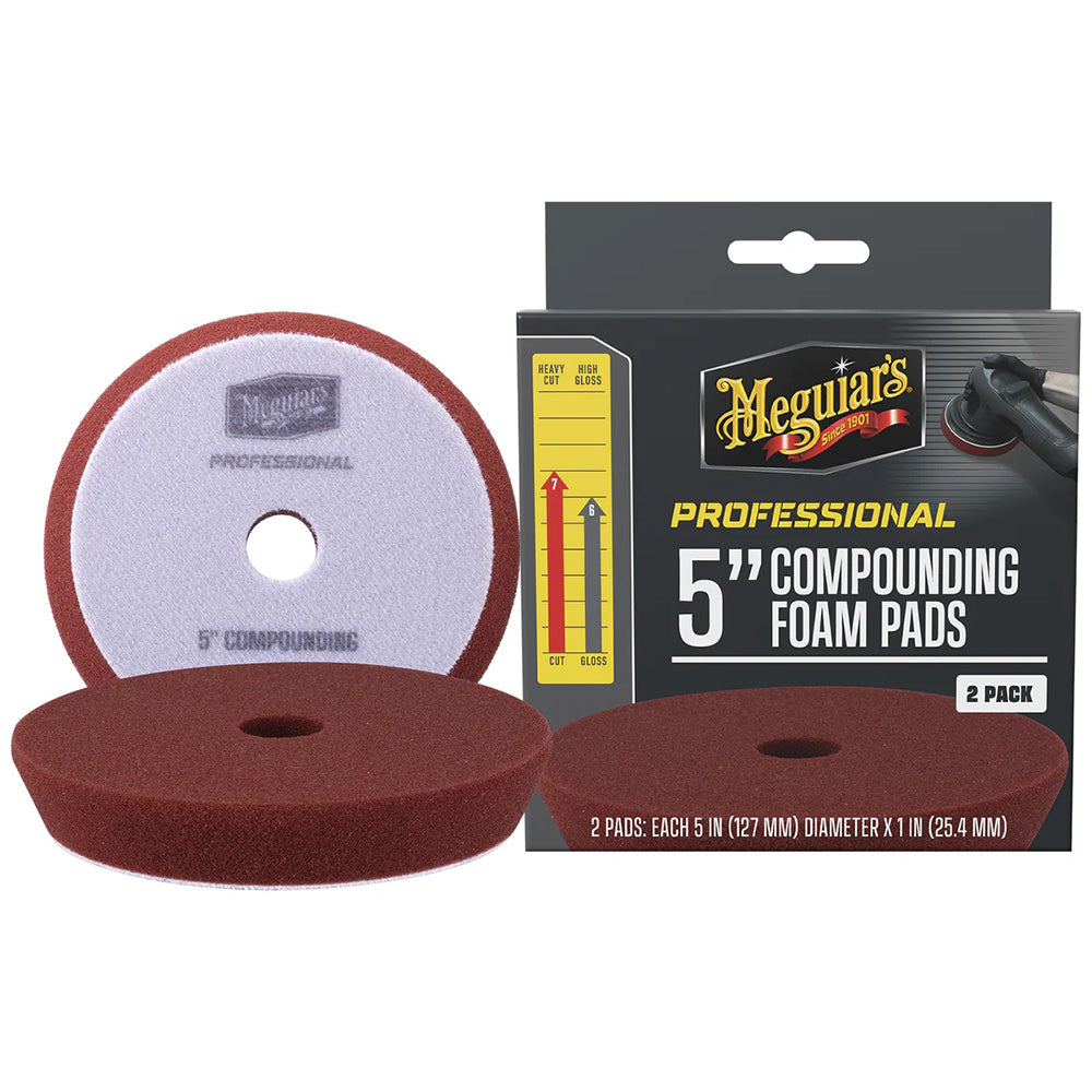 Meguiar's Professional 5" Compounding Foam Pads 