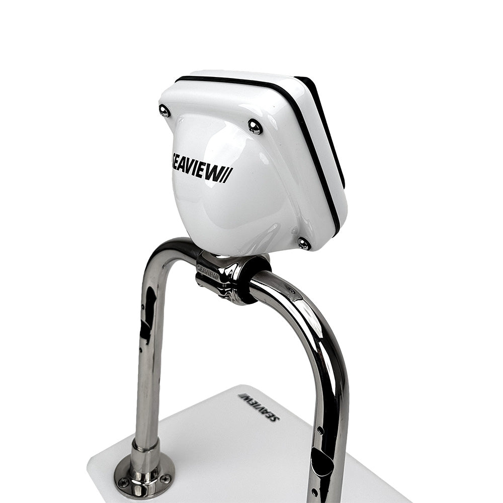 Seaview RailPod Uncut w/Single Base Rail Clamp - 4.5"W x 4.5"H Usable Face [SV4100R]