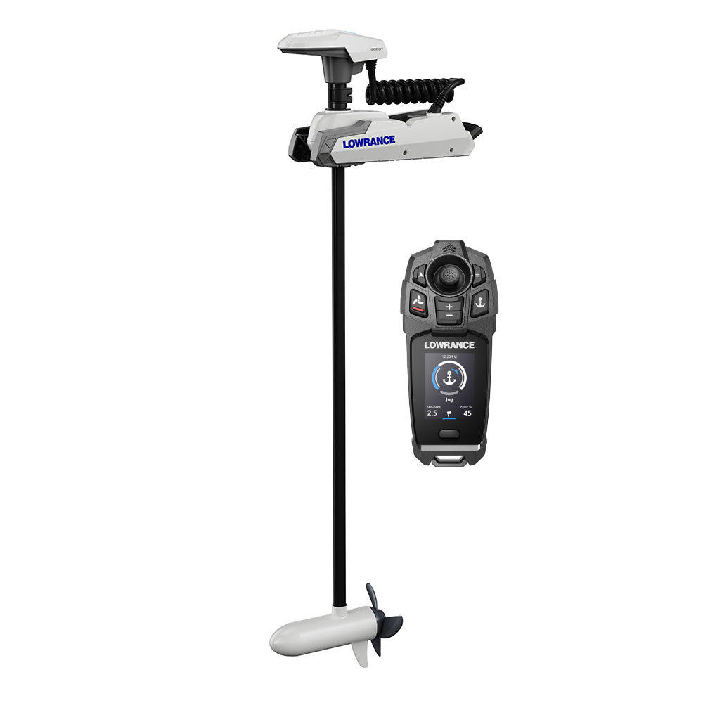 Lowrance Scout Trolling Motor - SW - 24V - 60" Shaft w/GPS  Freesteer Remote [000-16271-001]