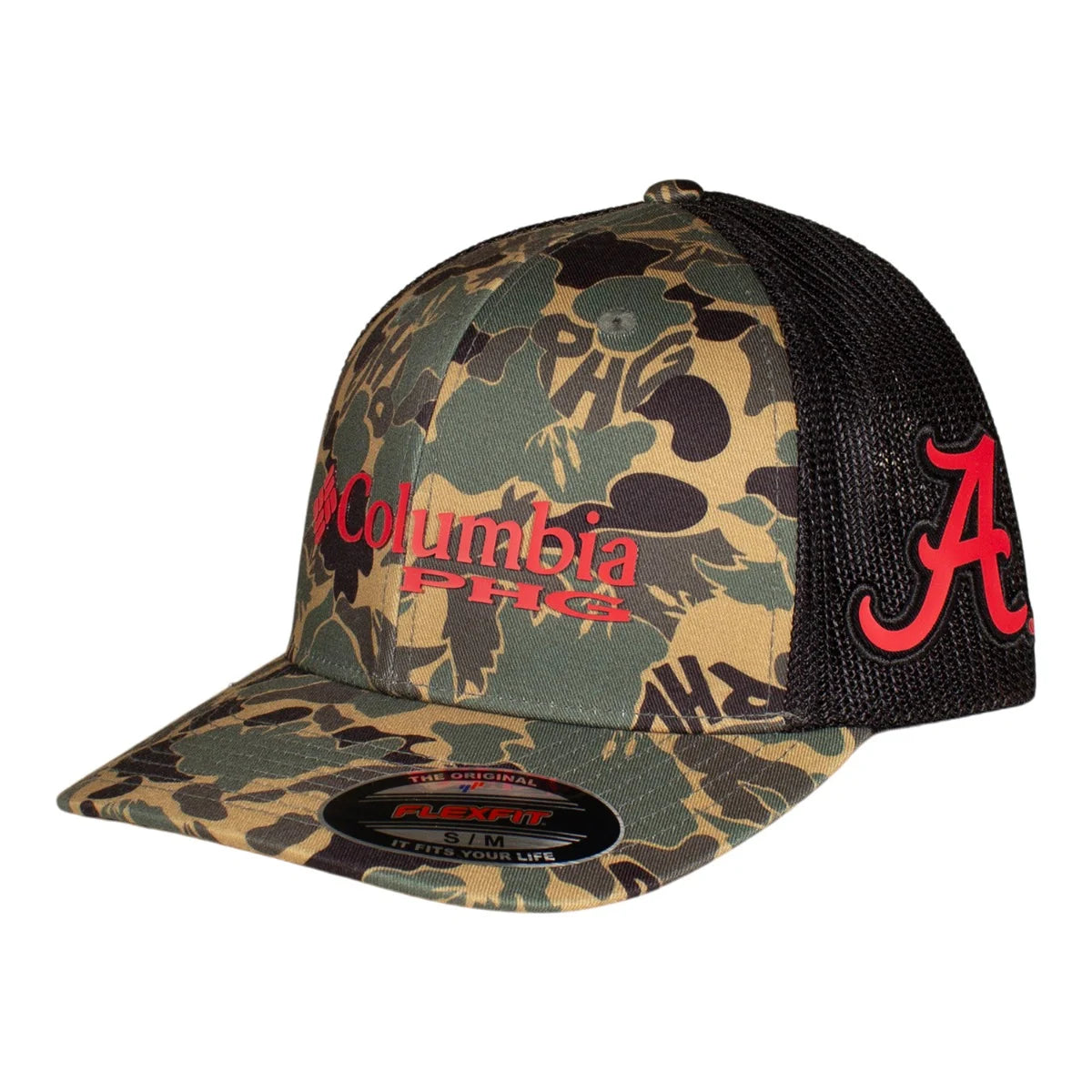 Columbia PHG Camo Mesh Alabama Ball Cap