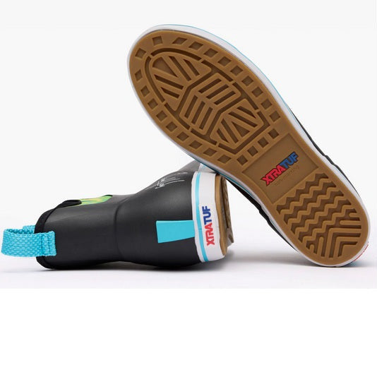 XTRATUF Men's Ankle Deck Boot Guy Harvey (Black)