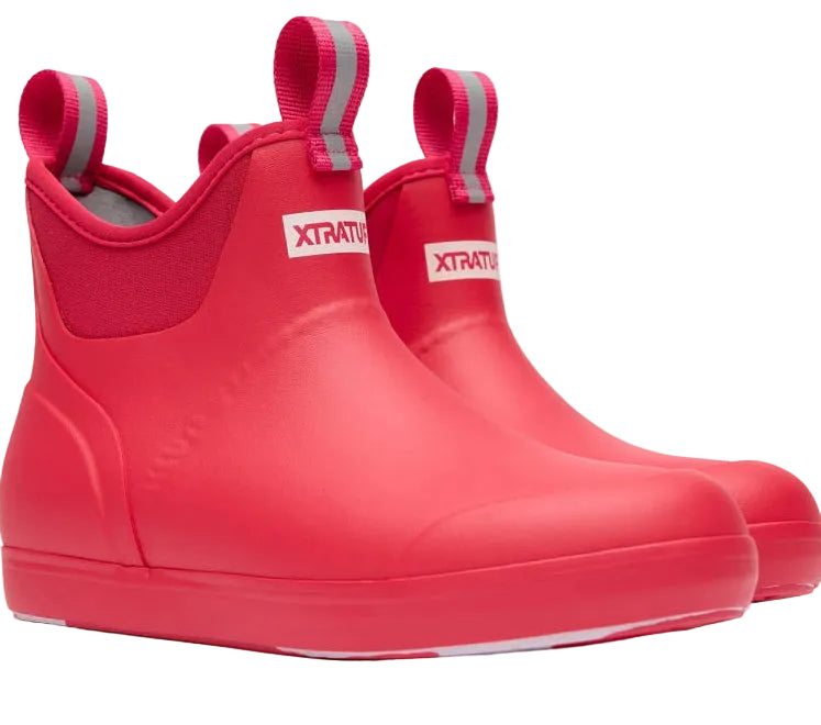 XTRATUF Women's 6" Ankle Deck Boot (Hot Pink)