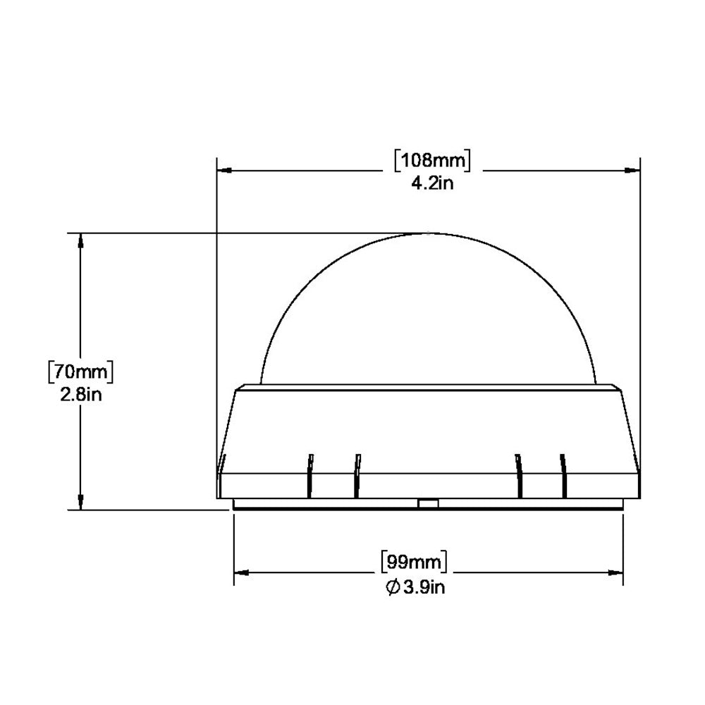 Ritchie XP98W XPort Tactician Compass  Surface Mount  White 