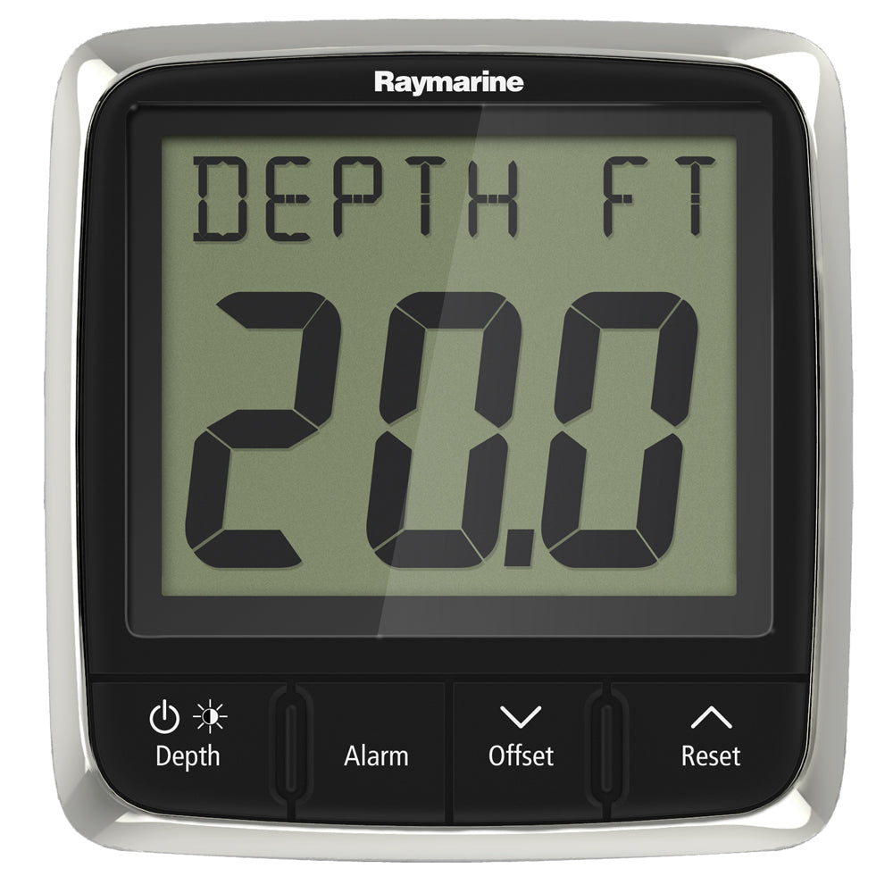 Raymarine i50 Depth Display System wThruHull Transducer