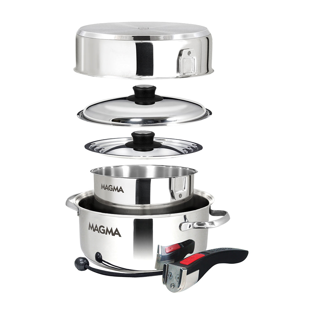 Magma 7 Piece Induction Cookware Set - Stainless Steel  [A10-362-IND]