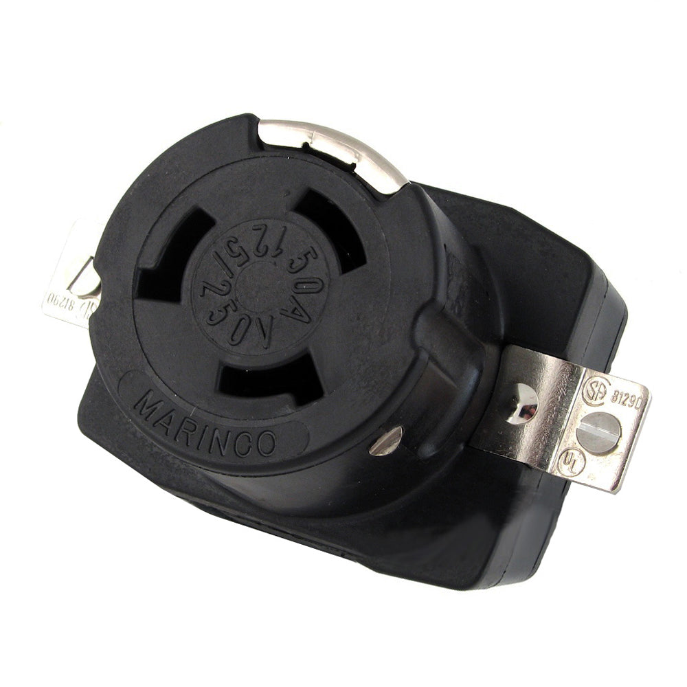 Marinco 6369CR 125250V 50Amp Wire Dockside Receptacle