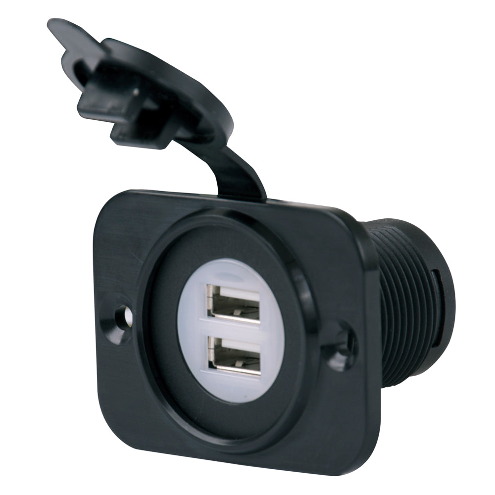 Marinco SeaLink Deluxe Dual USB Charger Receptacle 12V