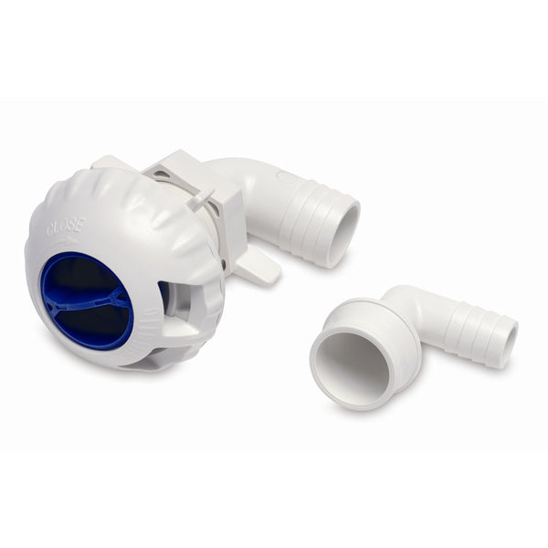 Shurflo by Pentair Livewell Fill Valve w/3/4"  1-1/8" Fittings [330-021]