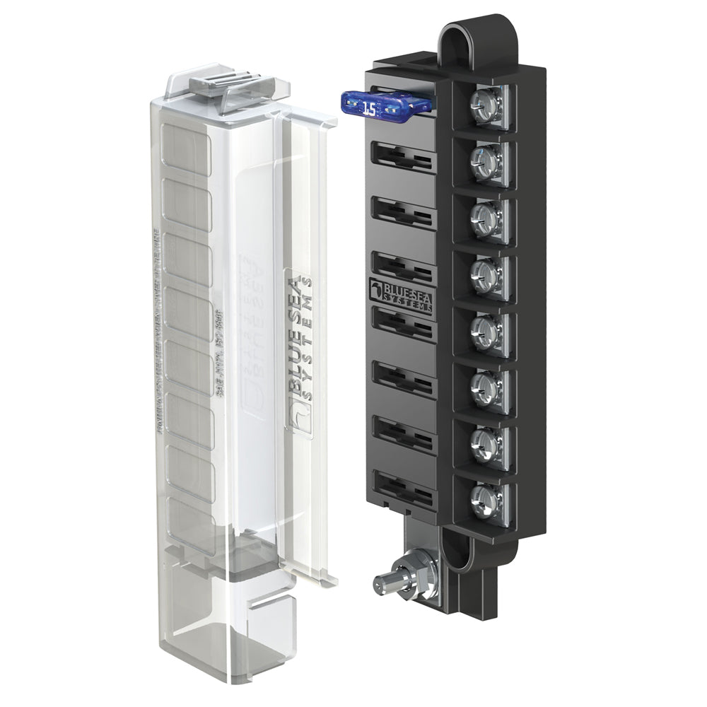 Blue Sea 5046 ST Blade Compact Fuse Blocks  8 Circuits