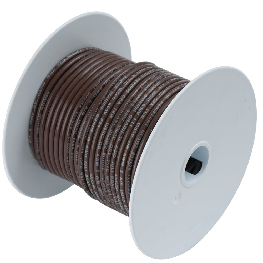 Ancor Brown 18 AWG Tinned Copper Wire