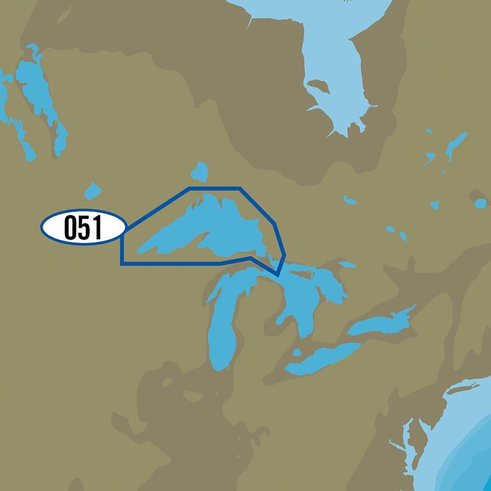 C-MAP MAX NA-M051/SD - Lake Superior Bathymetric SD Format [M-NA-M051-MS]