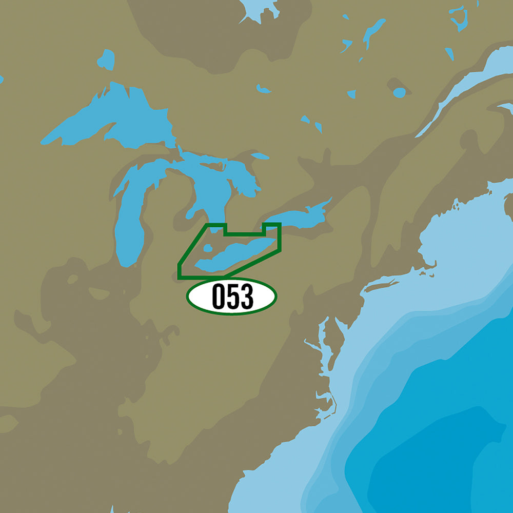 C-MAP MAX NA-M053/SD - Lake Erie & Lake St. Clair Bathymetric SD Format [M-NA-M053-MS]