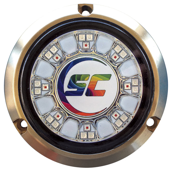 Shadow-Caster SCR-24 Bronze Underwater Light - 24 LEDs - Full Color Changing [SCR-24-CC-BZ-10]