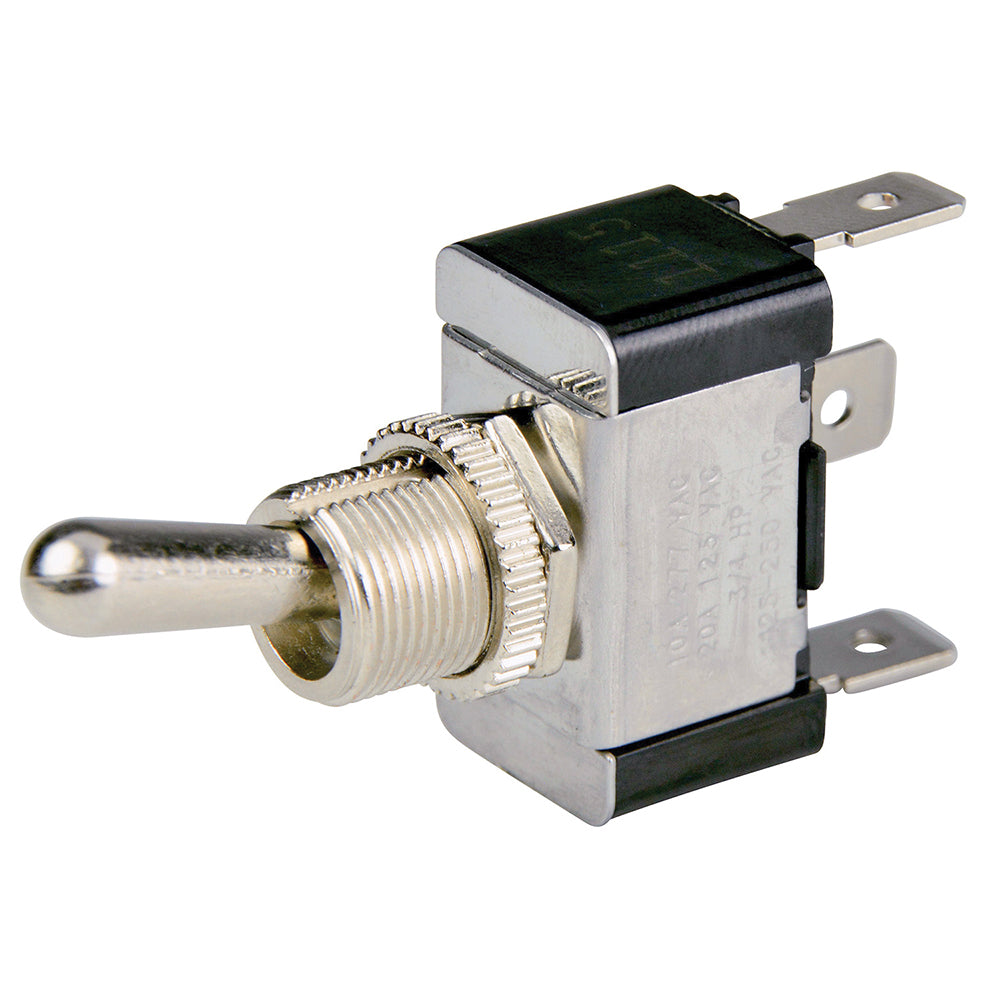 BEP SPDT Chrome Plated Toggle Switch  ON-OFF-ON 1002001