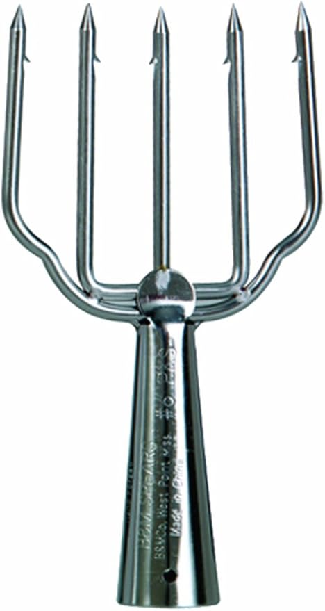 B&M 6PKS Stainless Steel Frog and Fish Spear/Gig