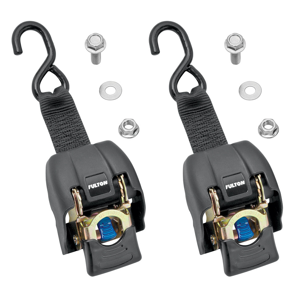 Fulton Transom Ratchet Tie Down  2 x 43  2 Pack