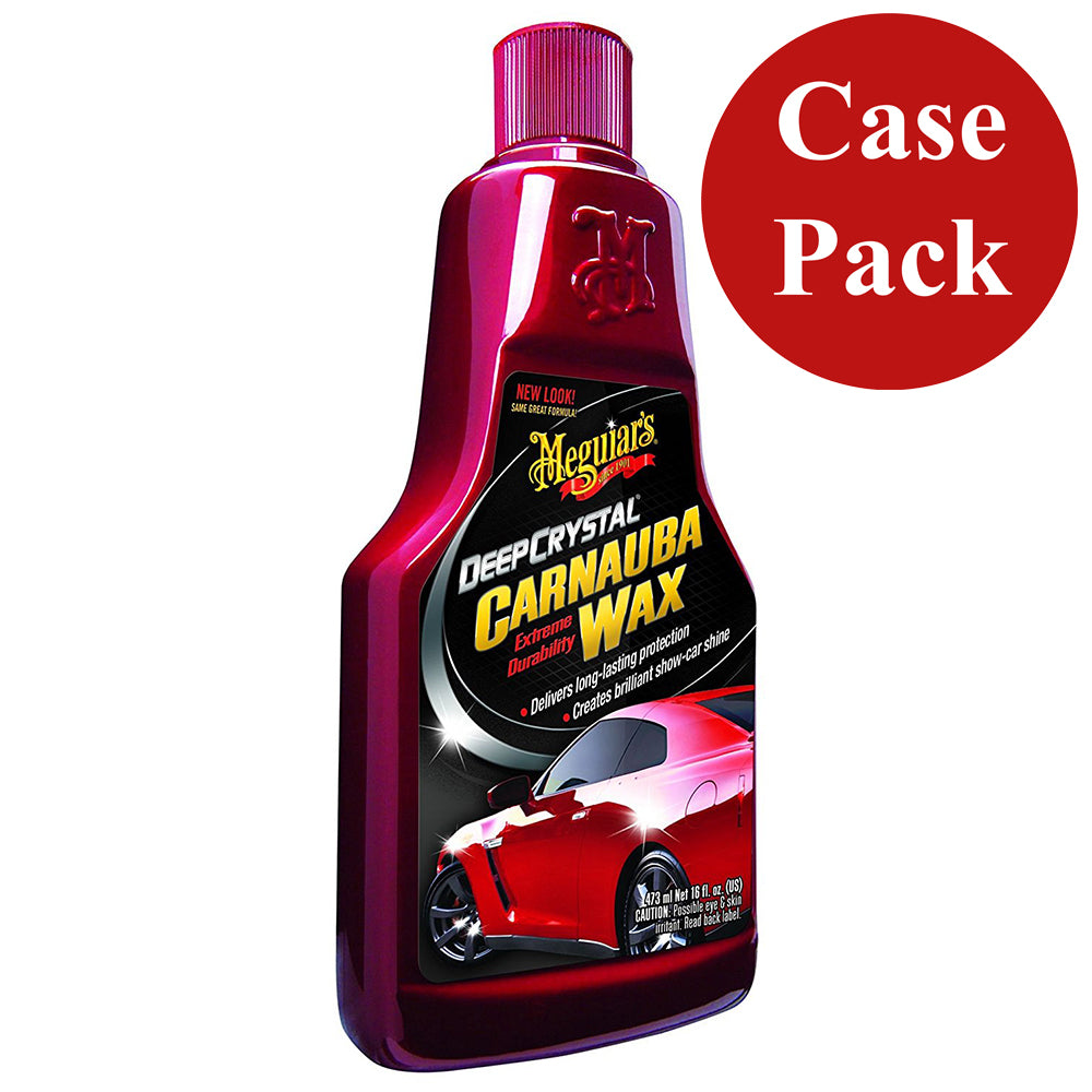 Meguiars Deep Crystal Carnauba Wax  16oz Case of 6 