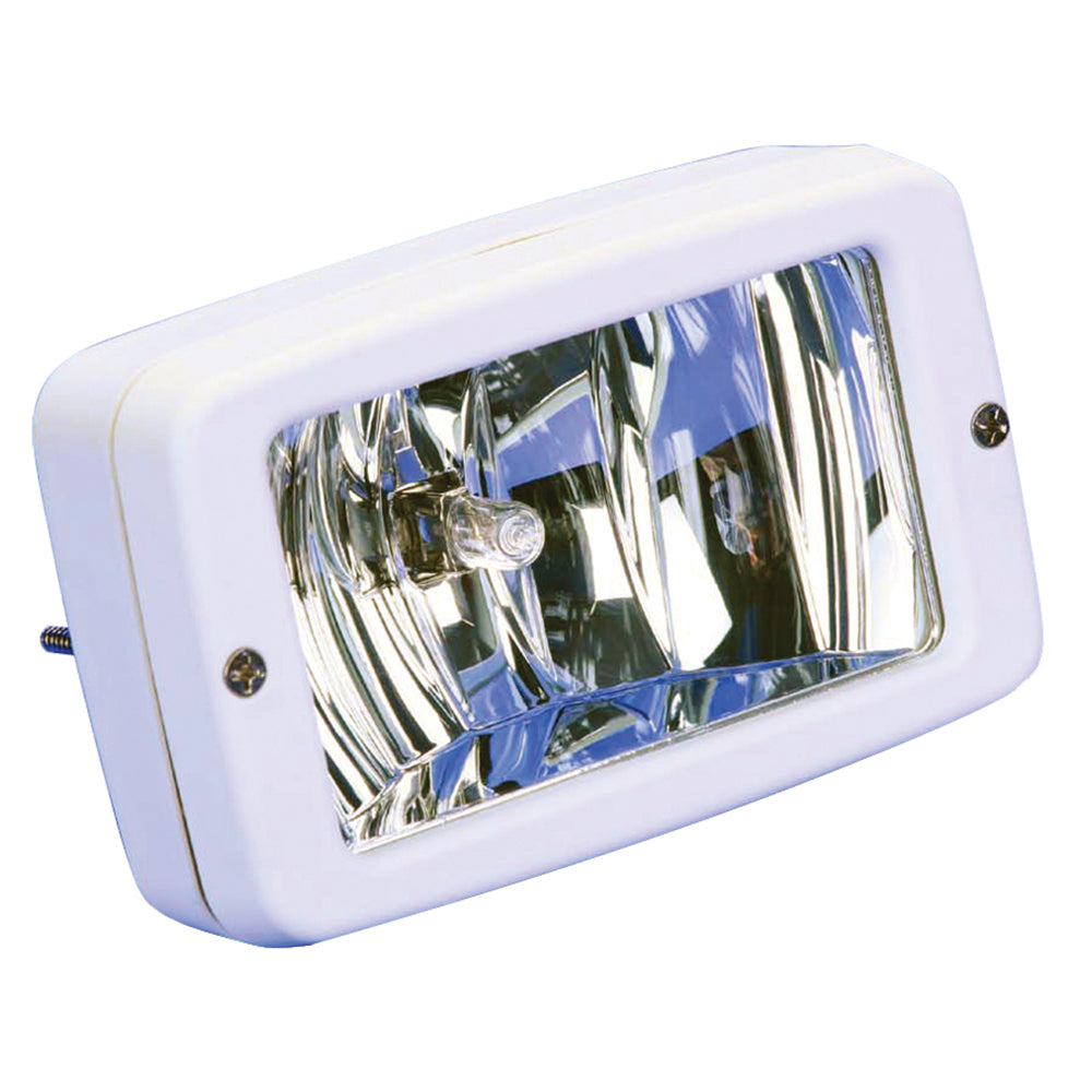 Marinco Flush Mount Halogen Deck Lamp  12V  55W  White