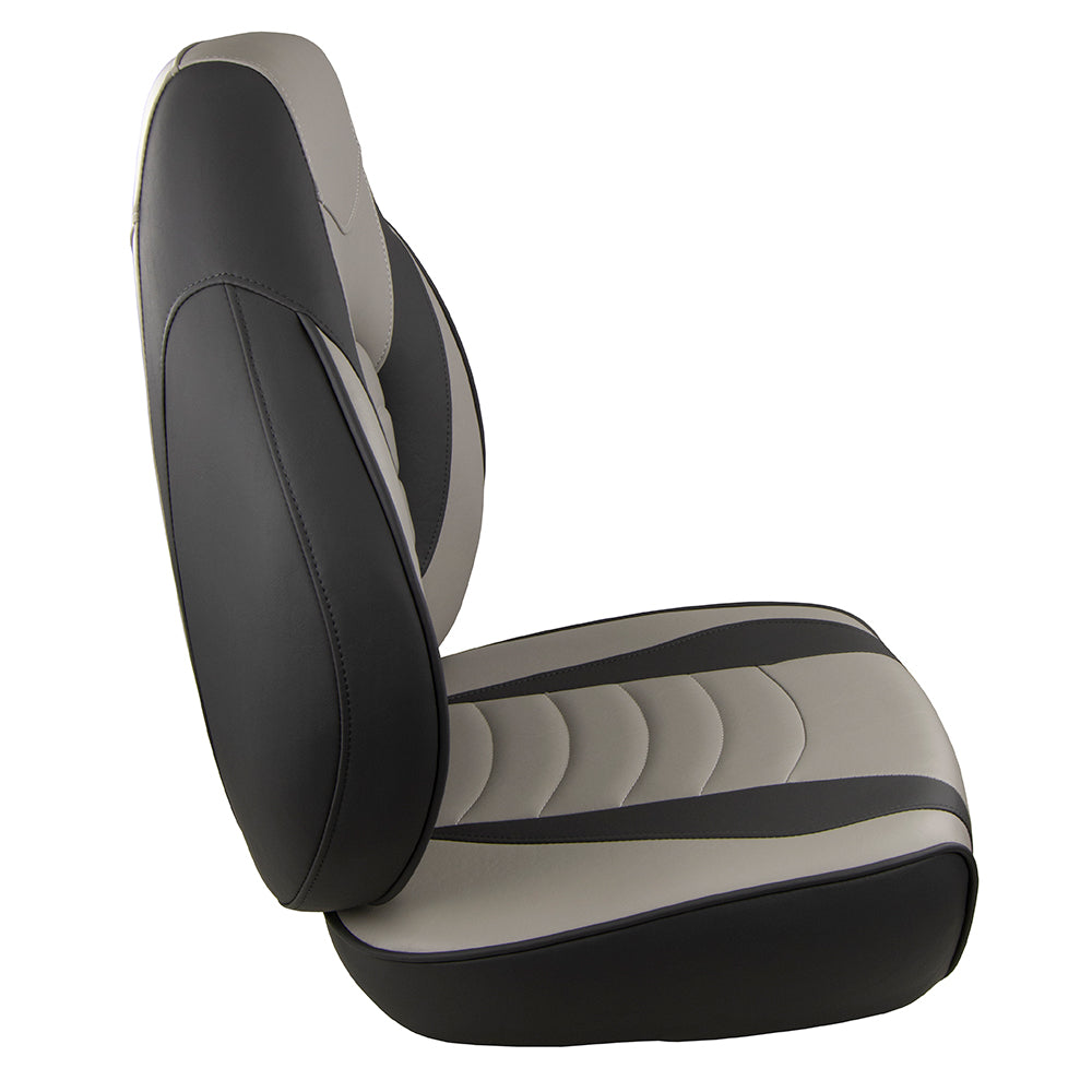 Springfield Fish Pro High Back Folding Seat  Charcoal Grey