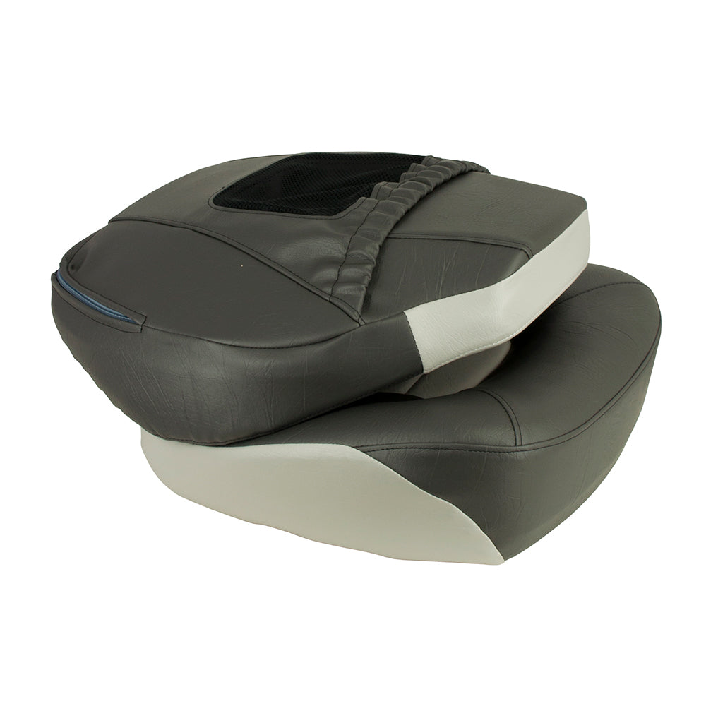 Springfield Fish Pro Mid Back Folding Seat  Charcoal Grey 