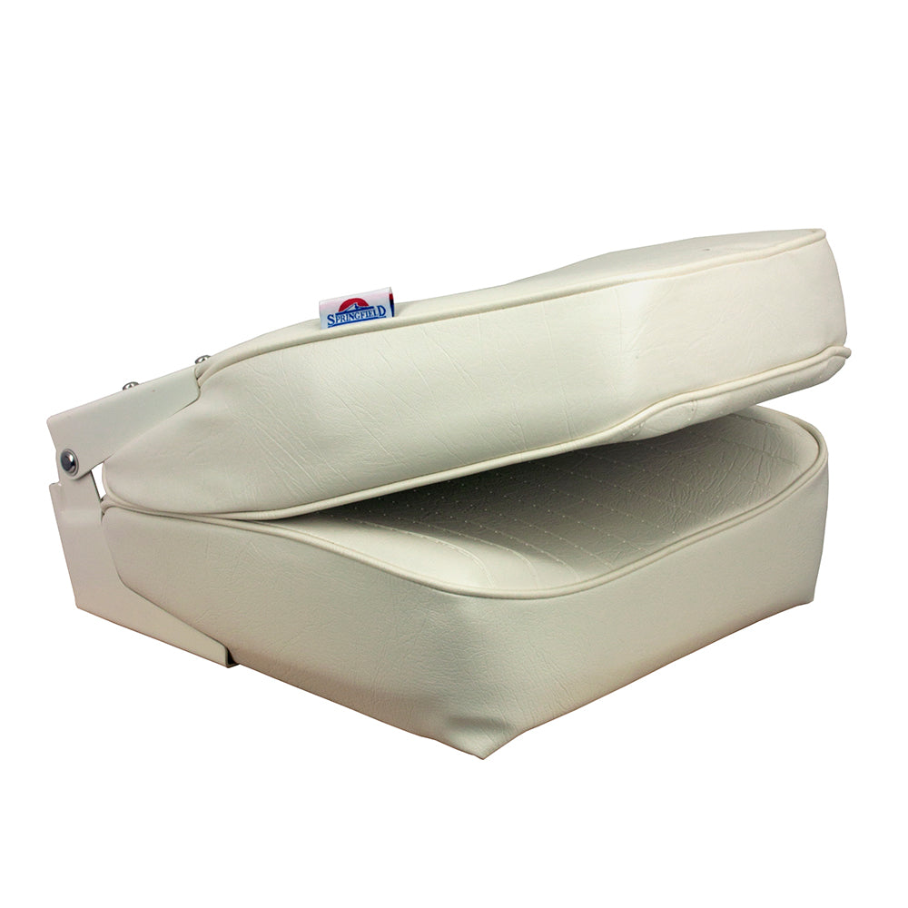 Springfield High Back Folding Seat  White 