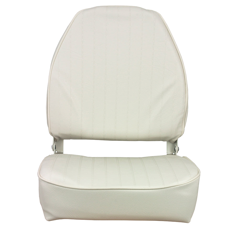 Springfield High Back Folding Seat  White 