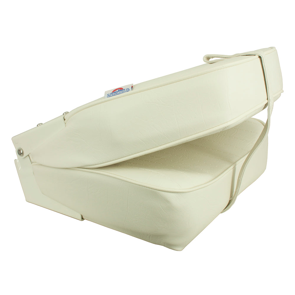 Springfield High Back Folding Seat  White 