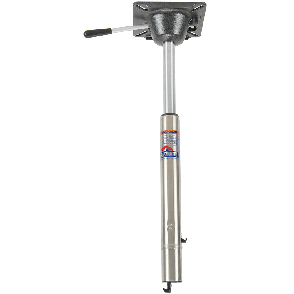 Springfield Spring Lock Power Rise Adjustable Sit Down Post  Stainless Steel 
